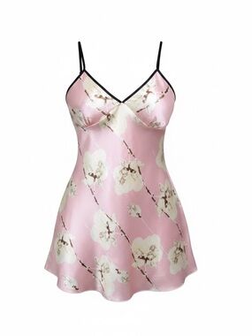 Powder Pink Floral Elegant Lingerie
